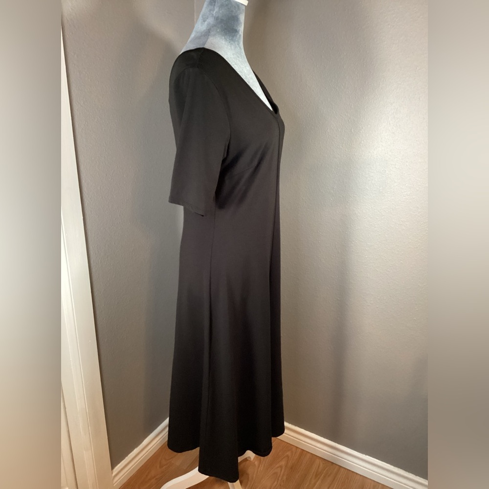Talbots Petites V-Neck & V-Back Dress Size S - Picture 3 of 7